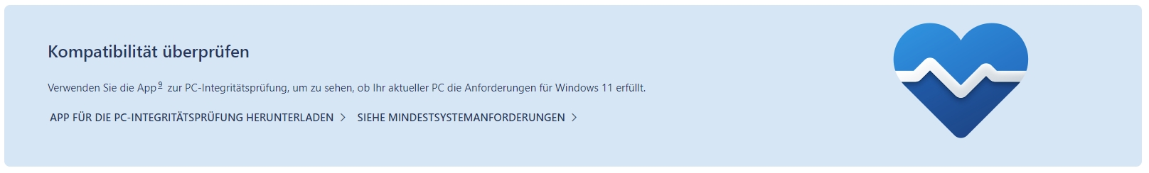 Windows Integritätsprüfung laden